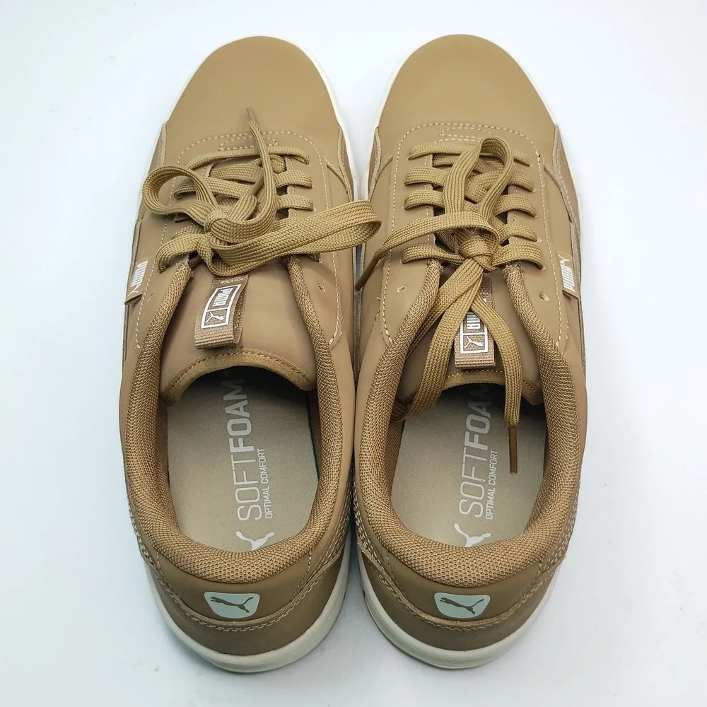 Puma C-Rey Sneaker Men Size 12 Tan SoftFoam Low Top 403556-01